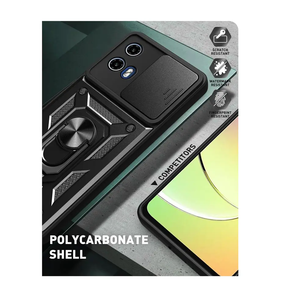 Carcasas Anti-Golpe Anillo Para Motorola G24 Power 3
