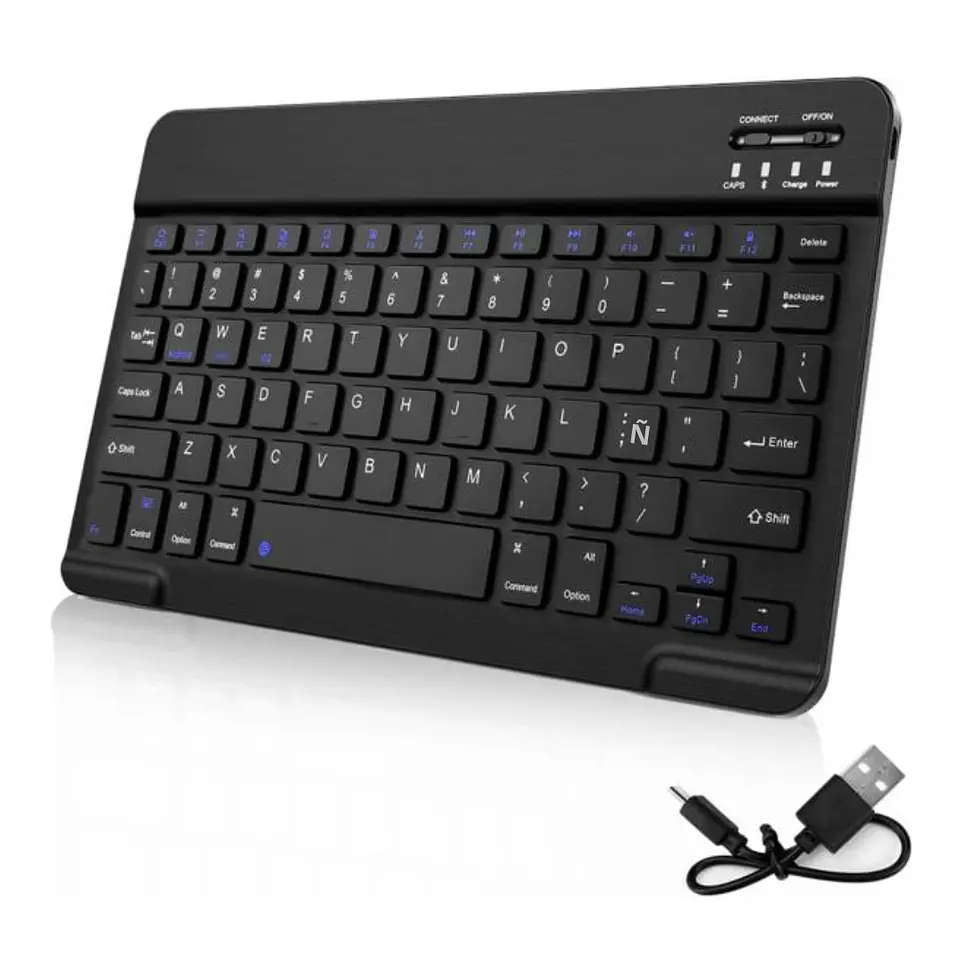 Teclado Bluetooth Inalámbrico 11 pulgadas Español Para iPad/Tablet/iPhone 1