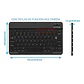 Teclado Bluetooth Inalámbrico 11 pulgadas Español Para iPad/Tablet/iPhone - thumbnail 3