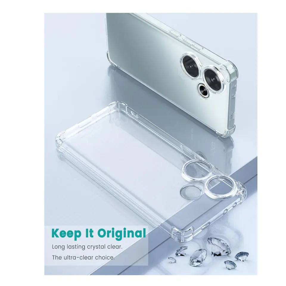 Carcasa Transparente Reforzado Para Xiaomi Redmi 13 4G 5