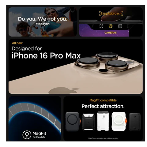 Carcasa Magnética Magsafe Para iPhone 16 Pro Max