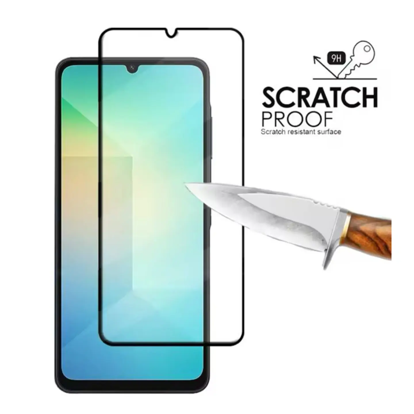 Lamina Vidrio Templado Completa Para Samsung Galaxy A06 3