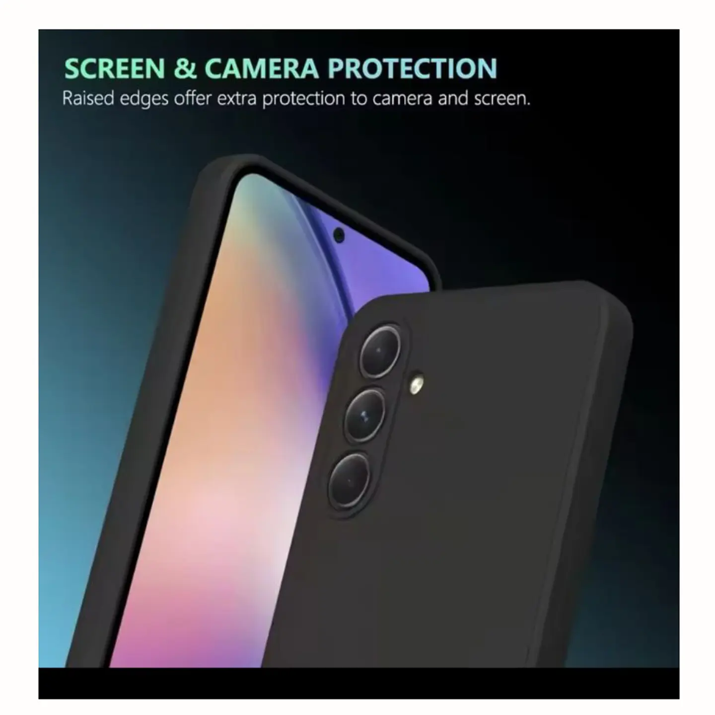 Carcasa Silicona Unicolor Para Samsung Galaxy A16  4