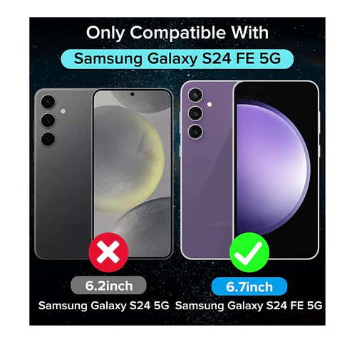 Carcasa Transparente Para Samsung Galaxy S24 FE