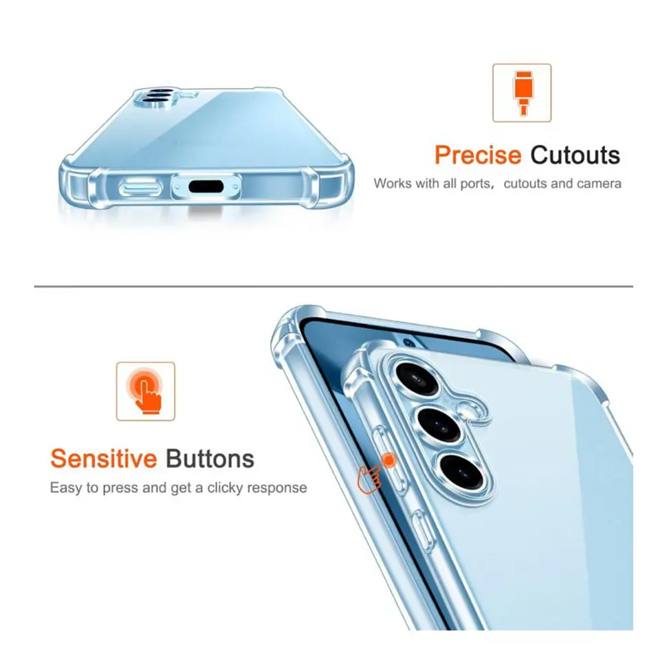 Carcasa Transparente Para Samsung Galaxy S24 FE 6