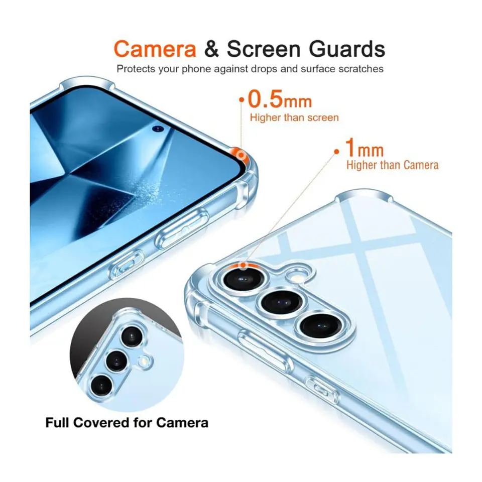 Carcasa Transparente Para Samsung Galaxy S24 FE 5