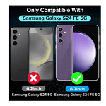 Carcasas Transparente Reforzado Para Samsung S24 FE + Hidrogel