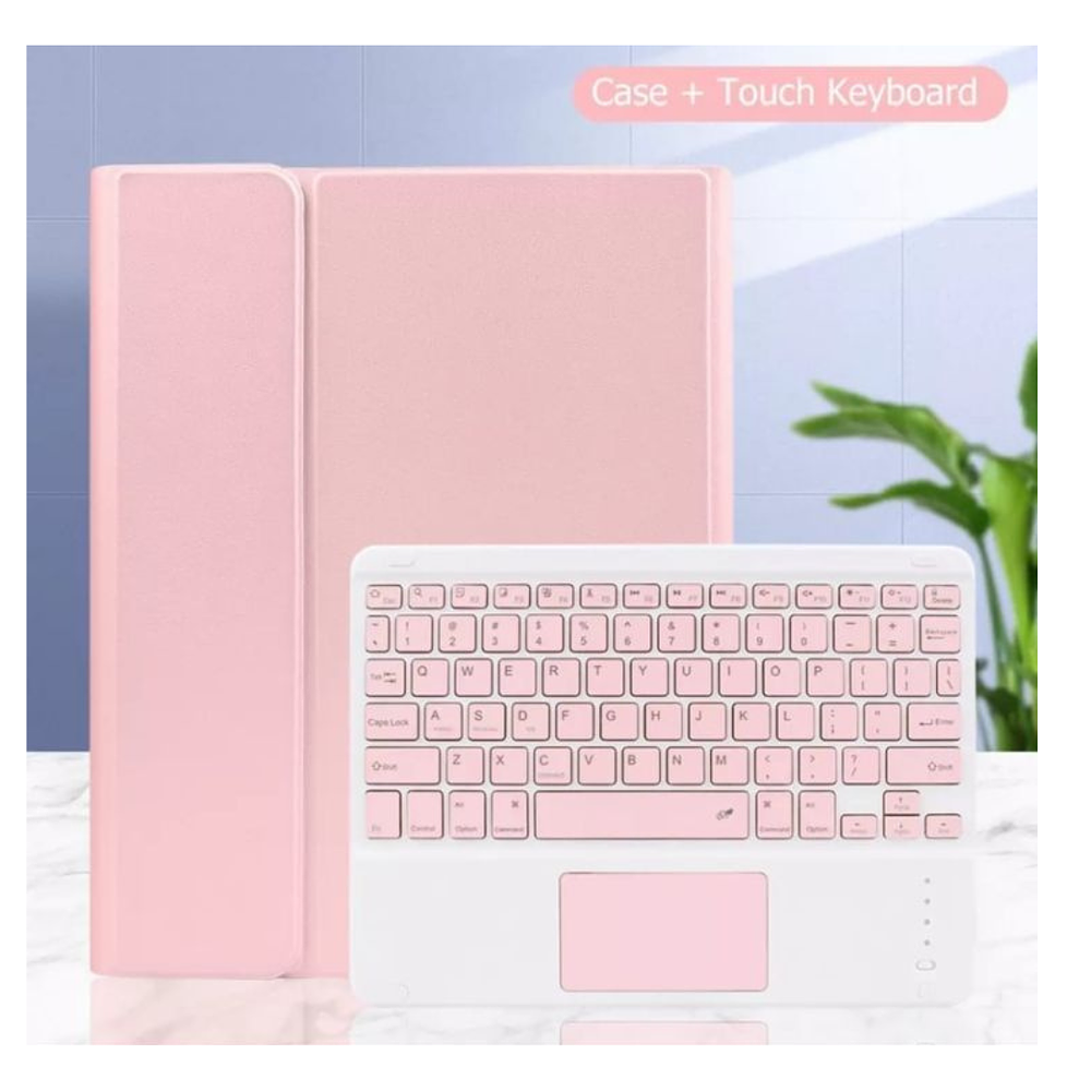 Funda + Teclado Bluetooth Con Touchpad Para Tablet Samsung Galaxy S10 Plus 12.4"