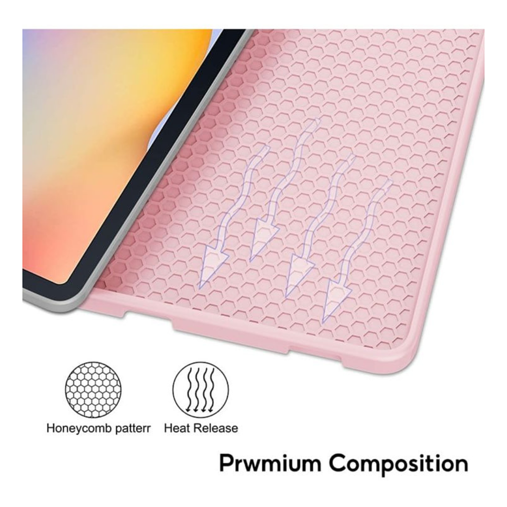 Funda + Teclado Bluetooth Con Touchpad Para Tablet Samsung Galaxy S10 Plus 12.4"