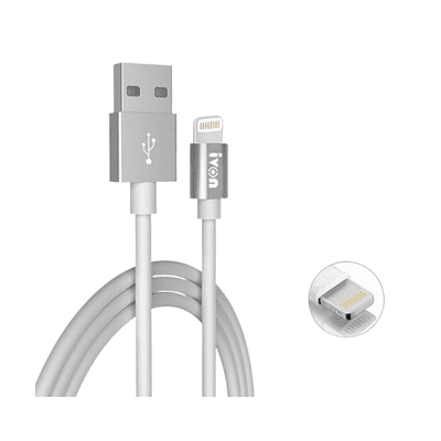 Cable carga rápida 2.4A USB-LIGHTNING 2M