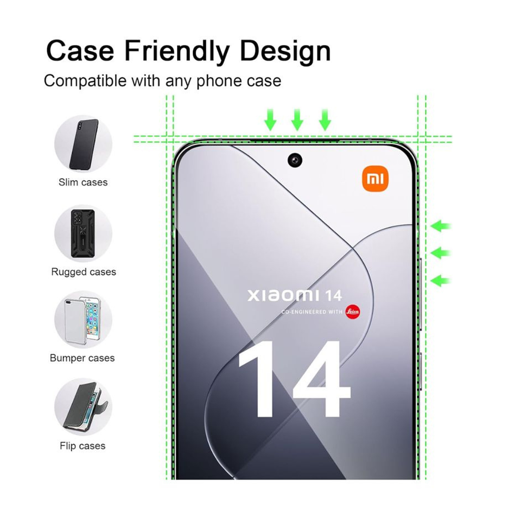 Carcasa Transparente Reforzado Para Xiaomi 14 