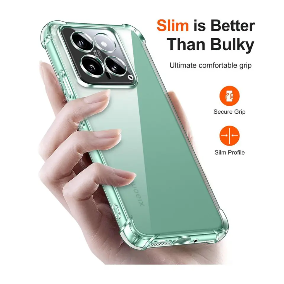 Carcasa Transparente Reforzado Para Xiaomi 14  8