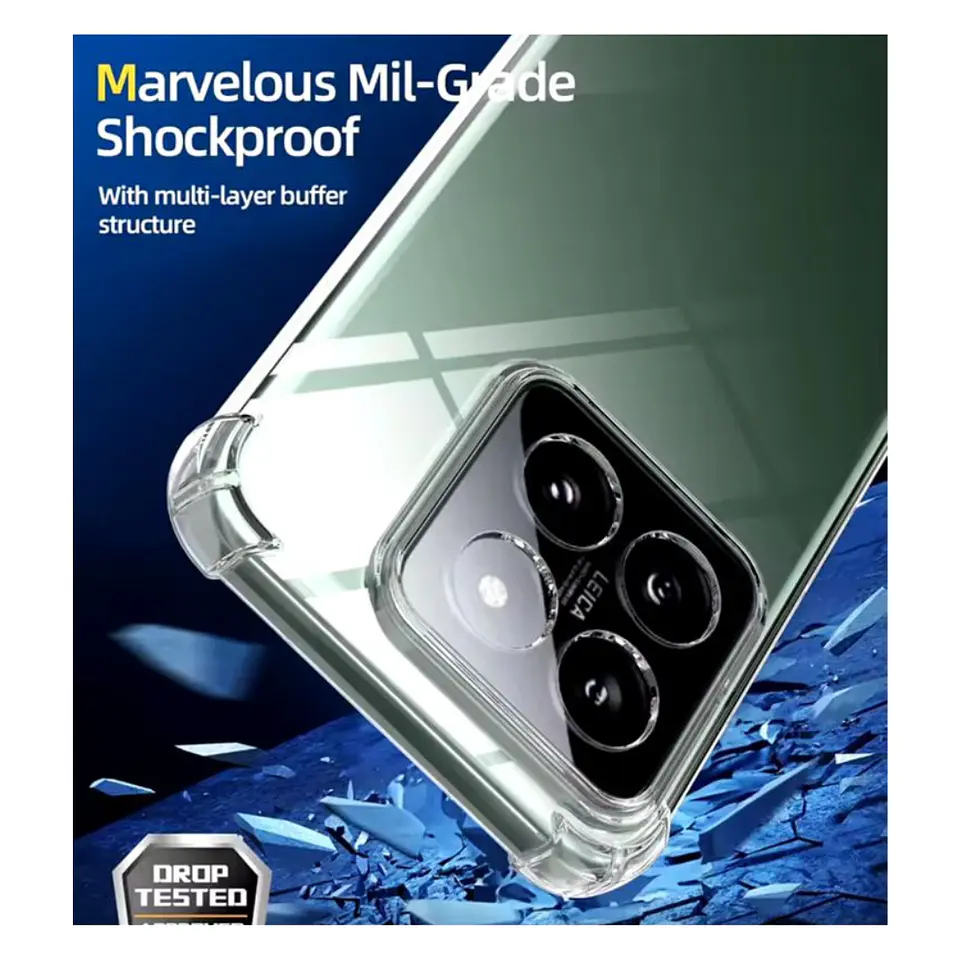 Carcasa Transparente Reforzado Para Xiaomi 14 Pro 2
