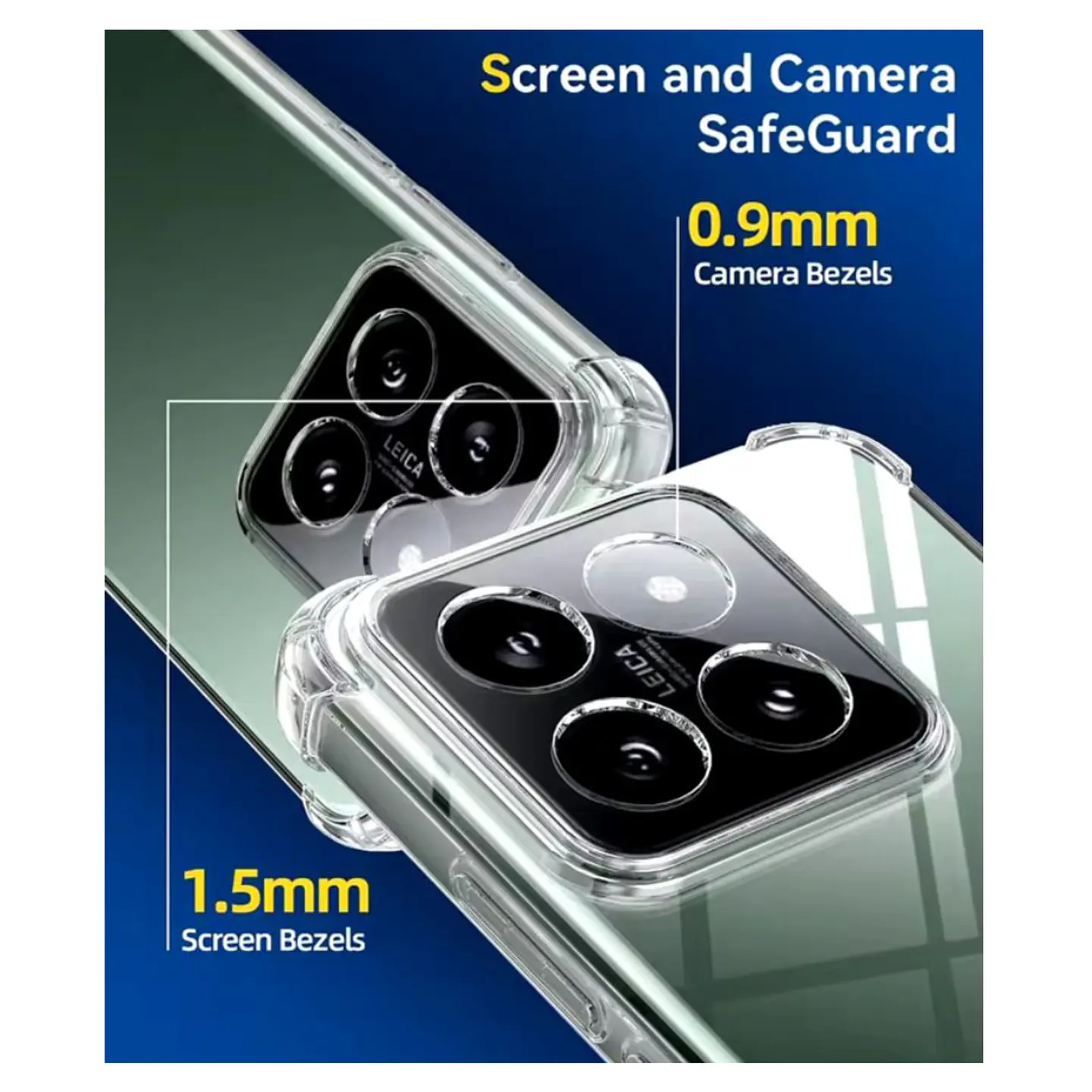 Carcasa Transparente Reforzado Para Xiaomi 14 Pro 4