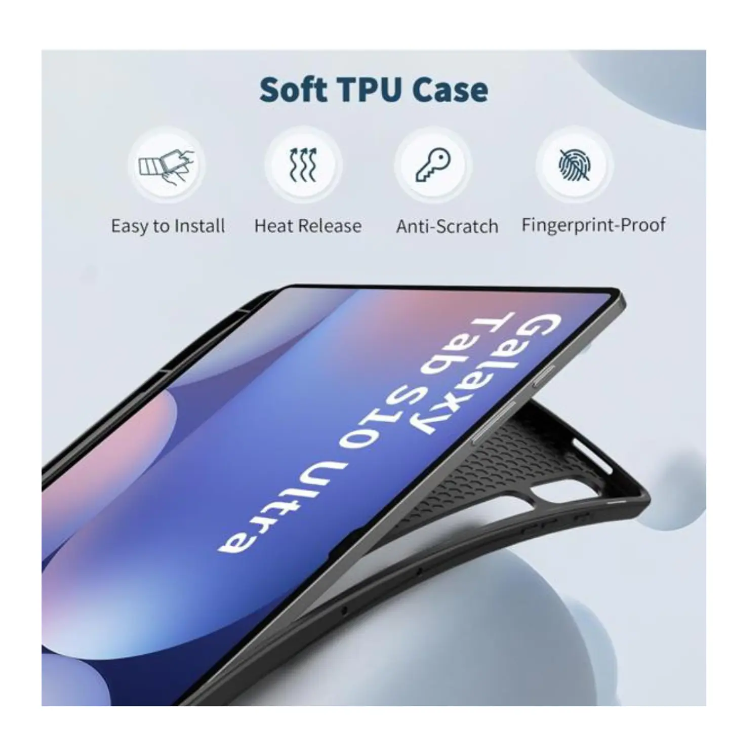 Funda Smart Cover Para Para Samsung Galaxy Tab S10 Ultra 14.6  10