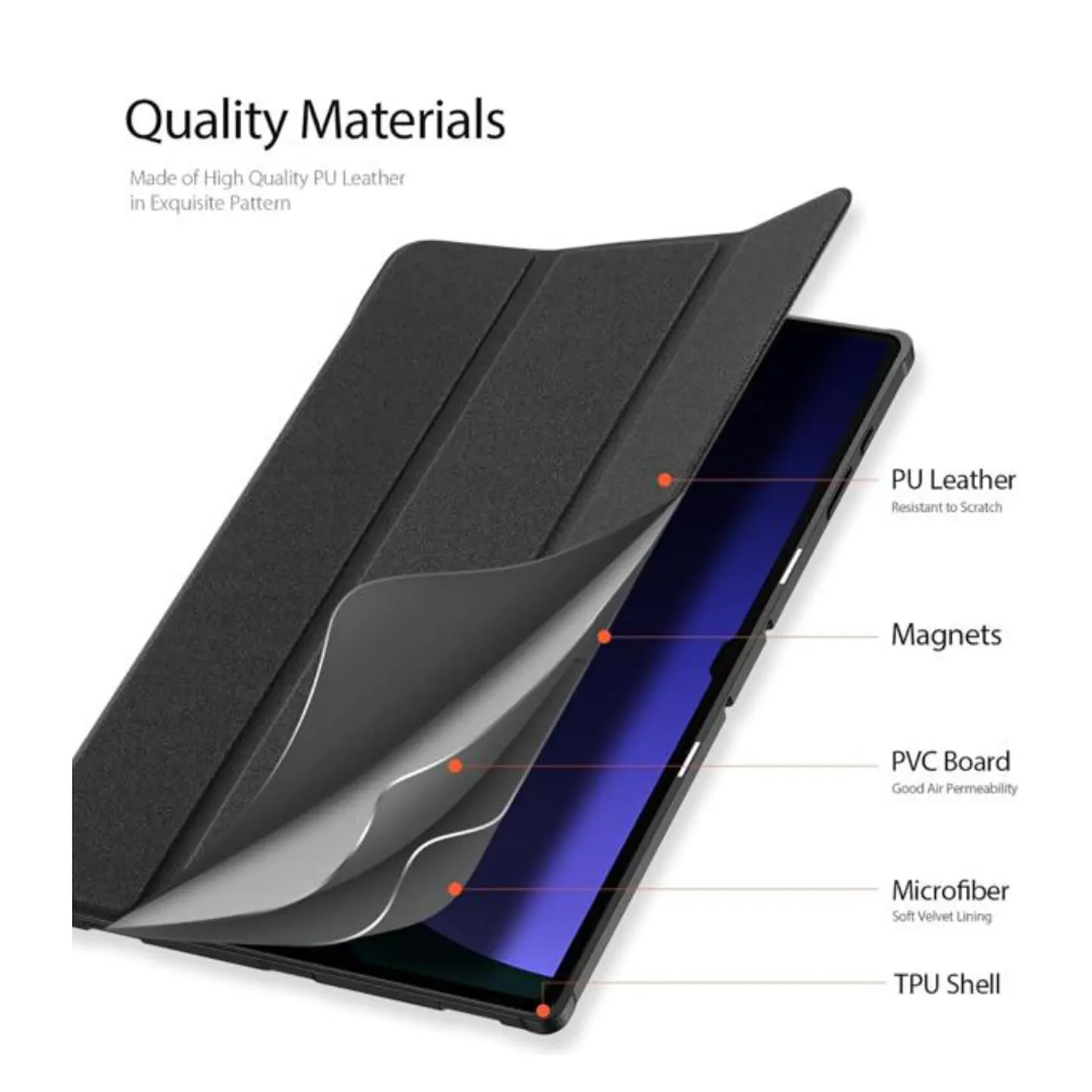 Funda Smart Cover Para Samsung Galaxy Tab S9 Ultra 14.6