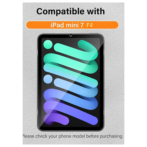 Lámina De Vidrio Para iPad Mini 7 2024
