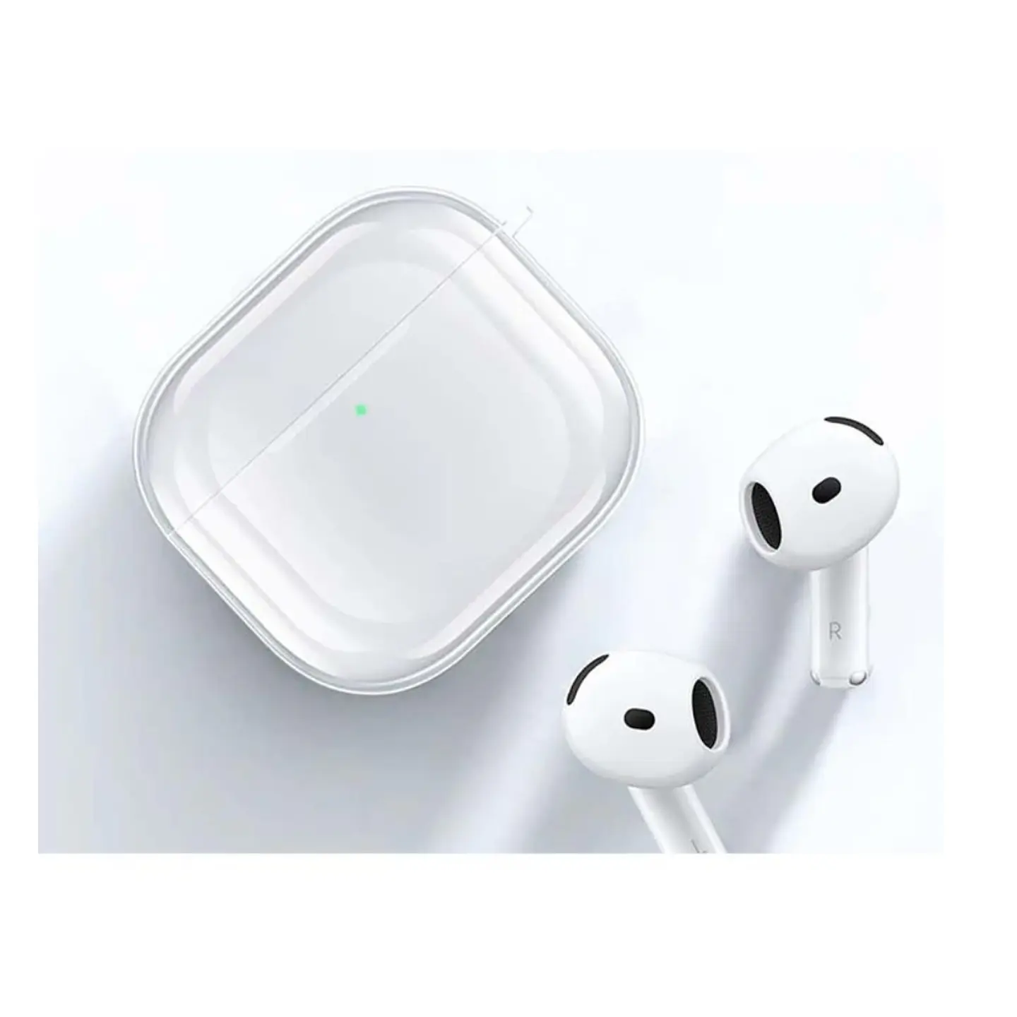 Carcasa Funda Transparente / Brillante Tpu Silicona Para AirPods 4 2024 9