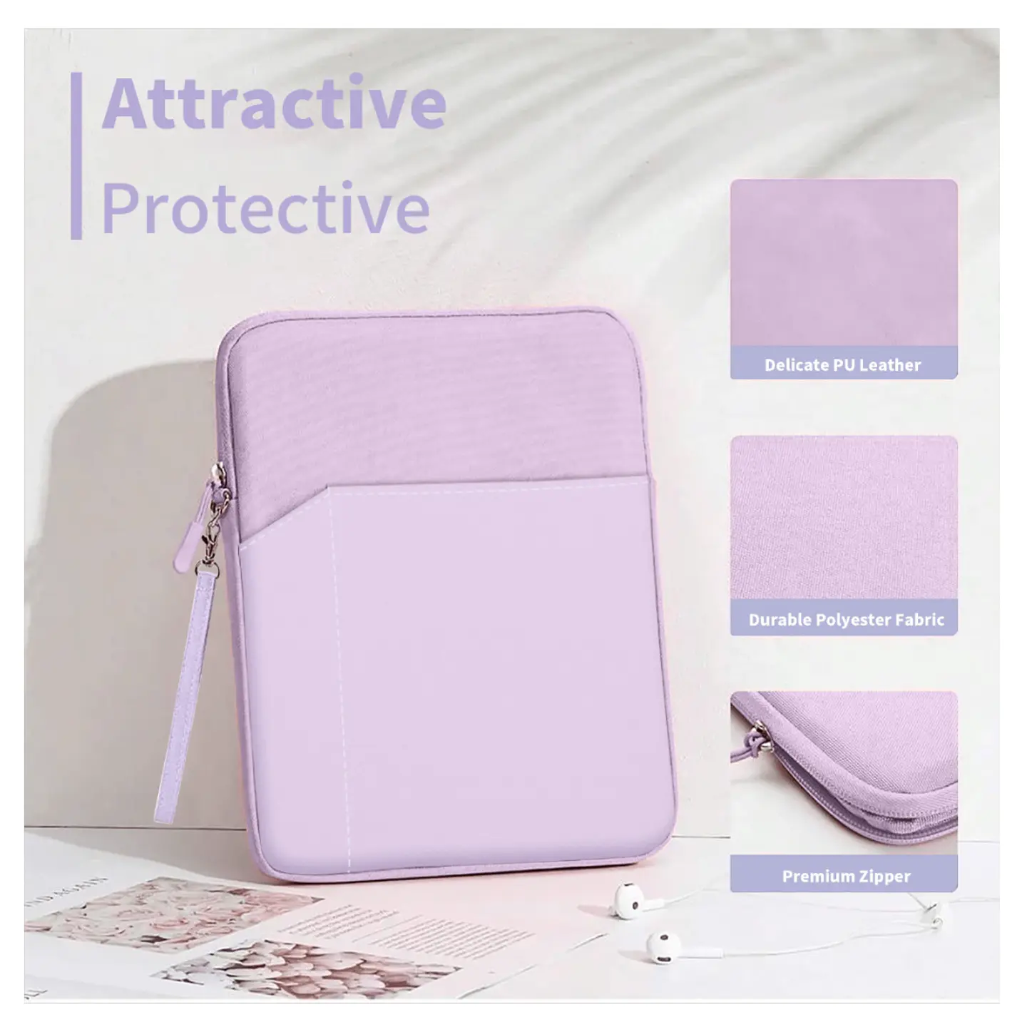 Funda Bolso Acolchada para iPad / Tablet de Hasta 11 Pulgadas  17