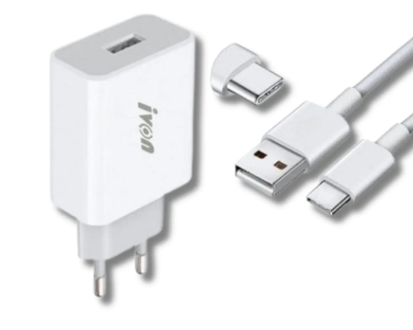 Cargador carga rápida 3.0a entrada USB-C 1