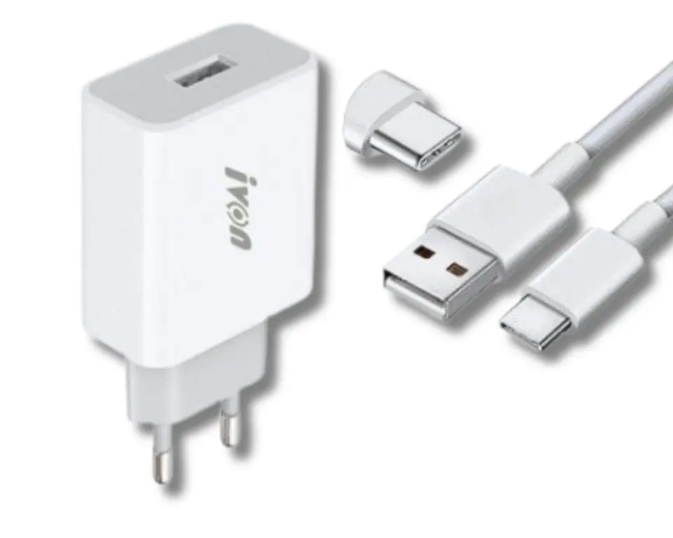 Cargador carga rápida 3.0a entrada USB-C 1
