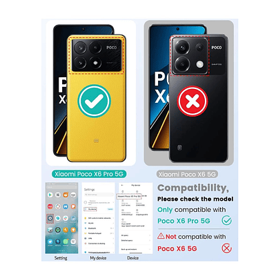 Carcasa Transparente Para Xiaomi Poco X6 Pro 5g