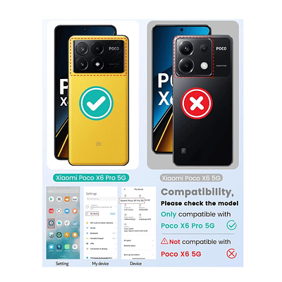 Carcasa Transparente Reforzado Para Xiaomi Poco X6 Pro 5g