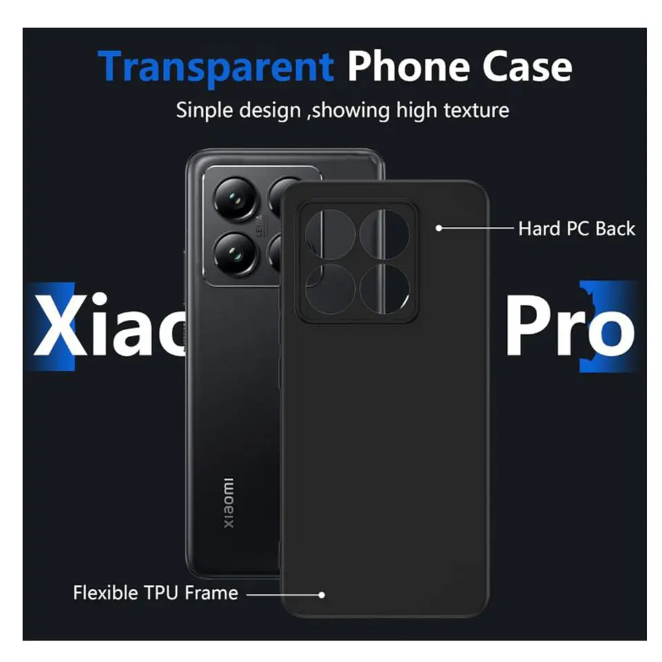 Carcasa silicona color para Xiaomi 14t Pro  7
