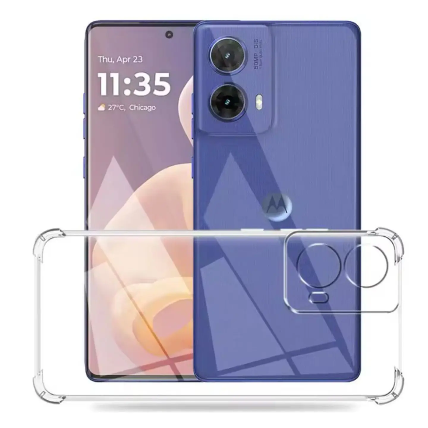 Carcasa Transparente Para Motorola G85 3