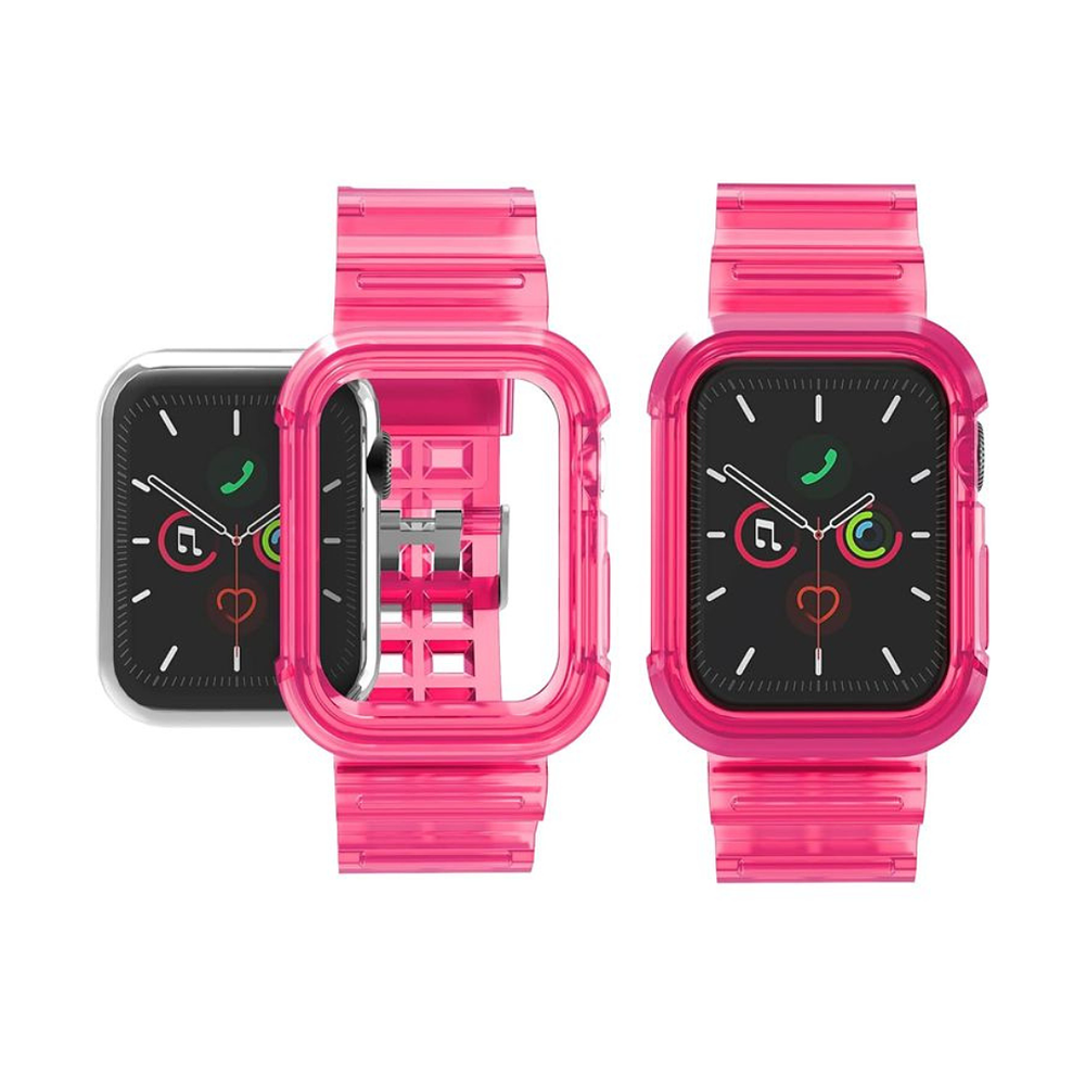 Correa Protectora Silicona Para Apple Watch  42, 44, 45 mm