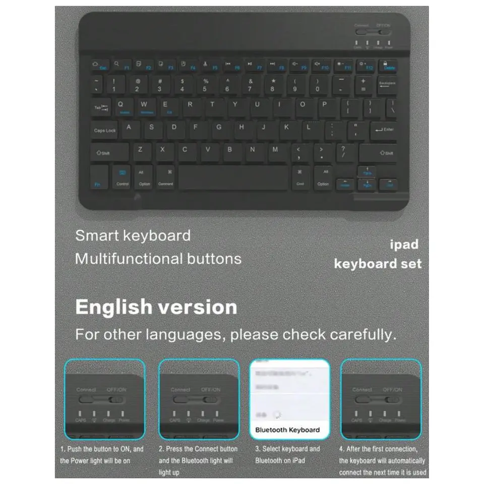  Funda Con Teclado Español Para iPad Mini 6 Gen (8.3)  6