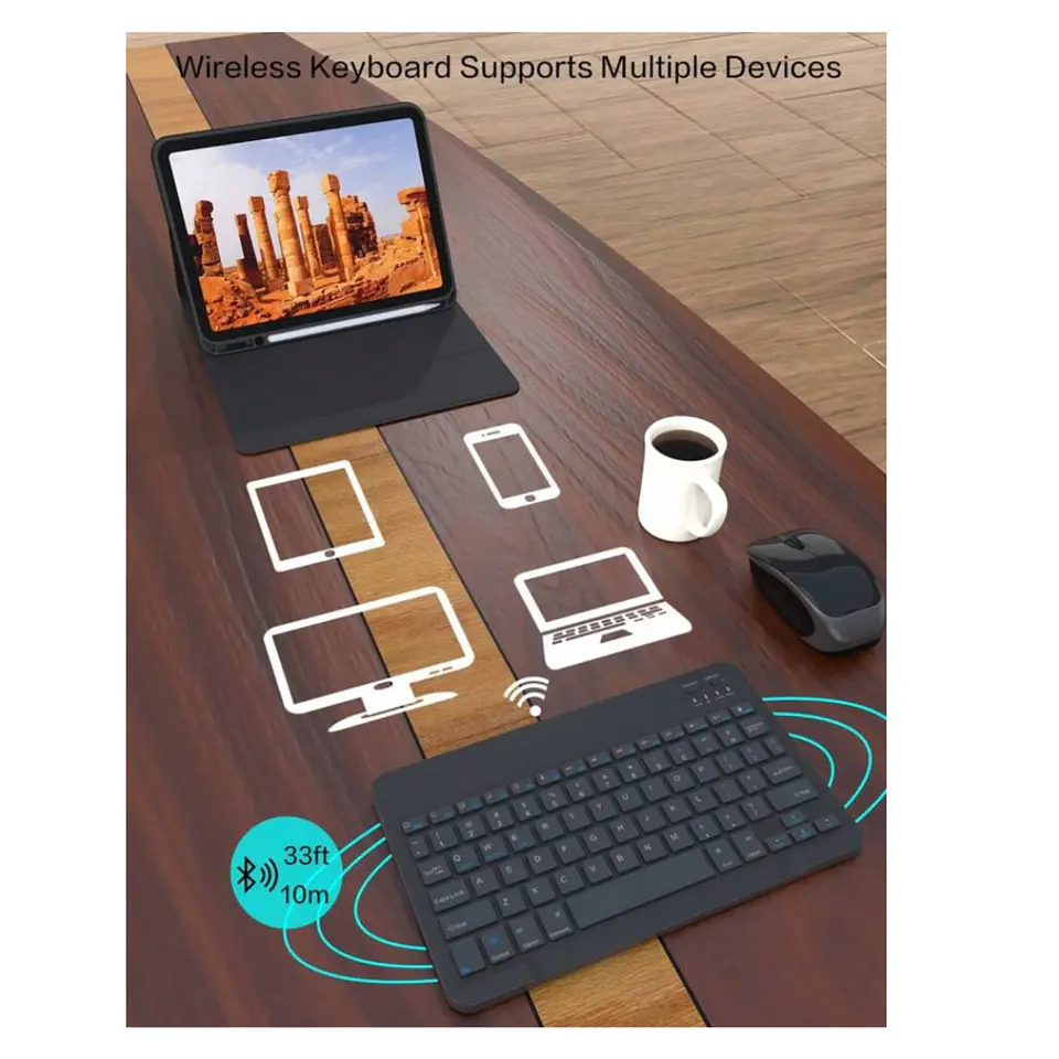  Funda Con Teclado Español Para iPad Mini 7 Gen (8.3) 5