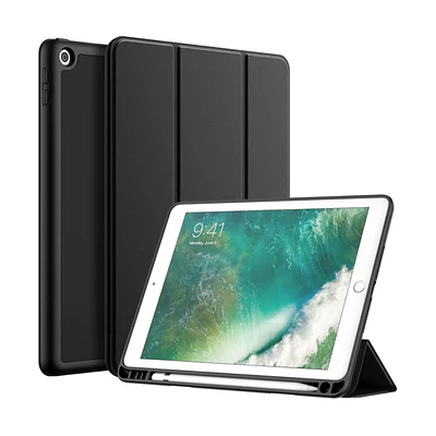 Funda Smart Cover Con Ranura Para iPad 9.7 5ta/6ta Generacion