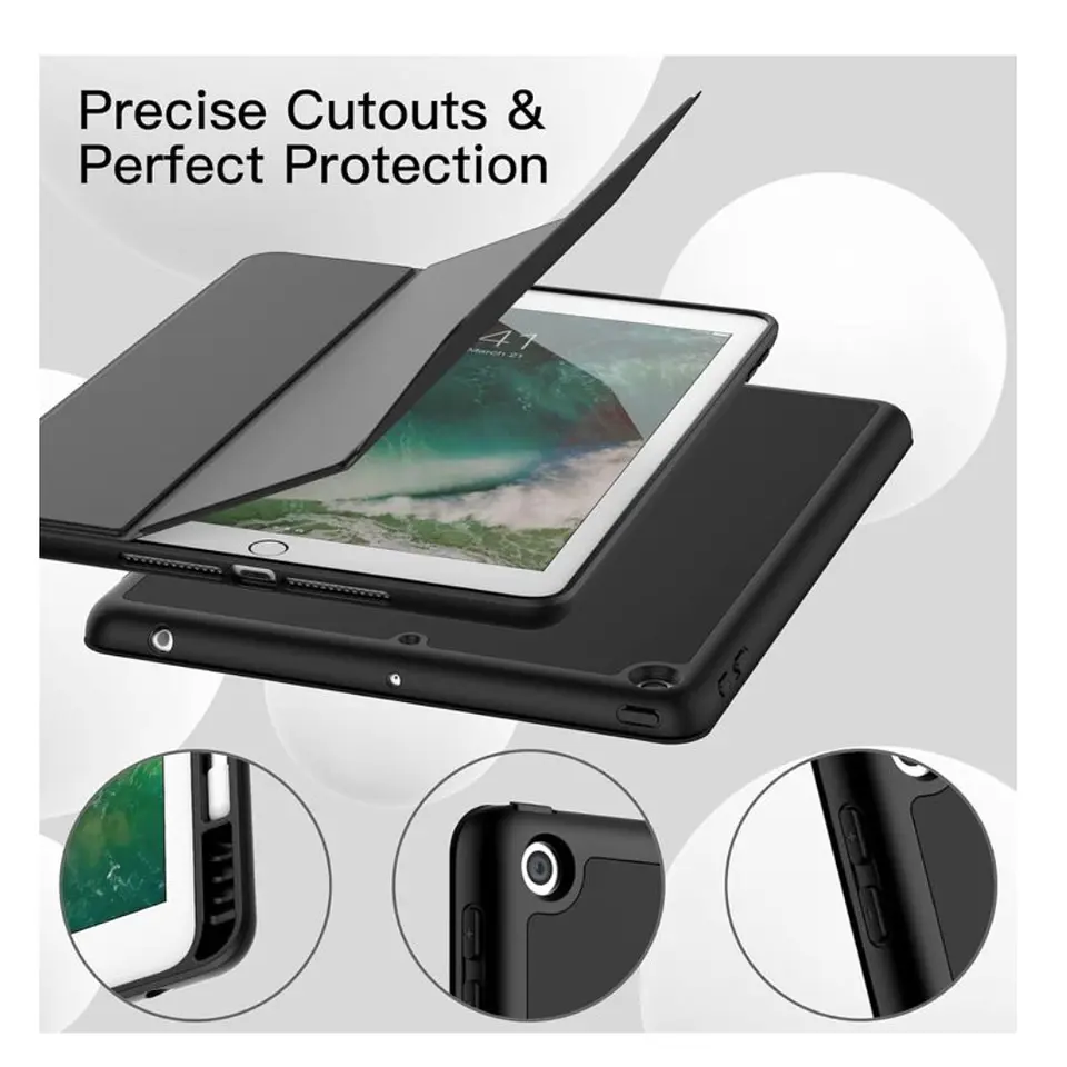 Funda Smart Cover Con Ranura Para iPad 9.7 5ta/6ta Generacion 3