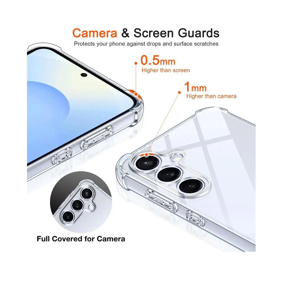 Carcasa Transparente Para Samsung Galaxy S25 3