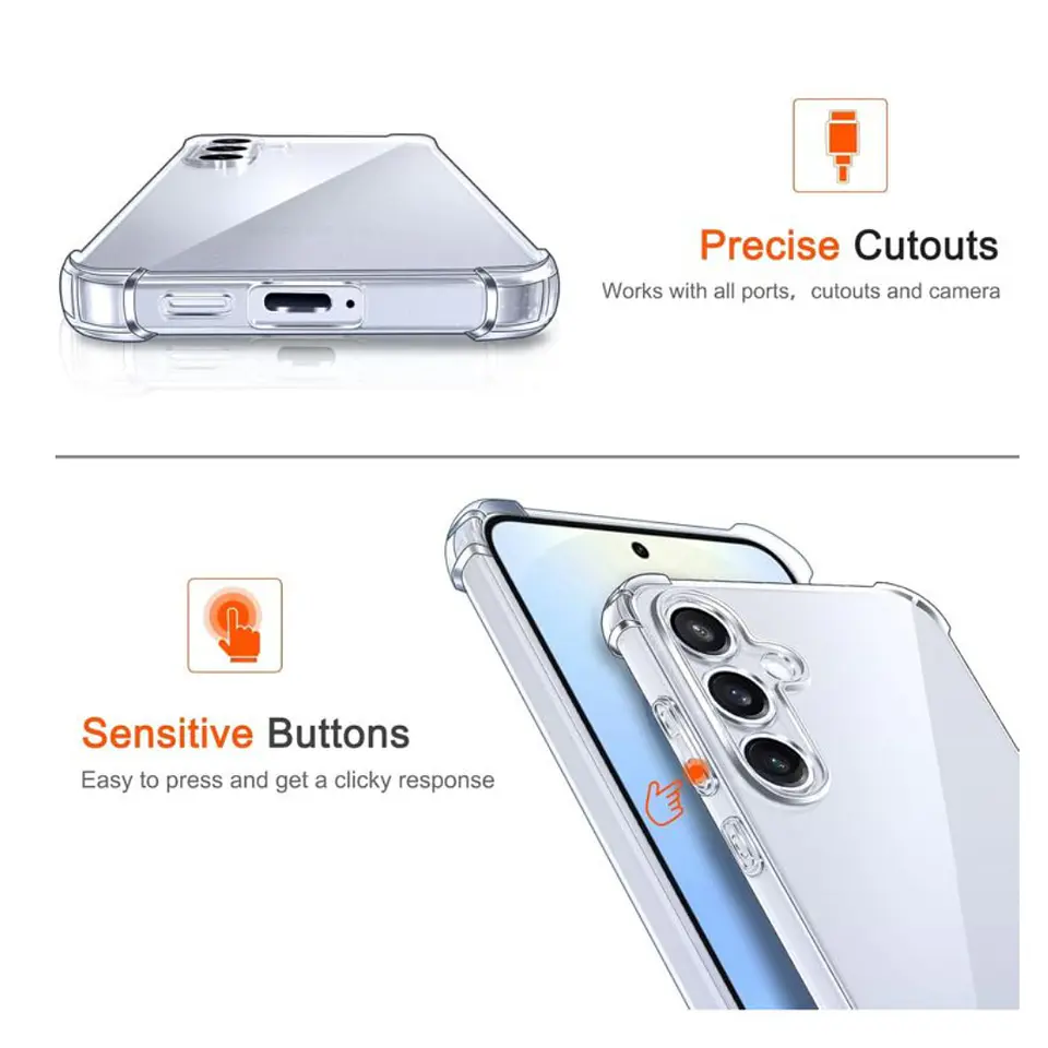 Carcasa Transparente Para Samsung Galaxy S25 5