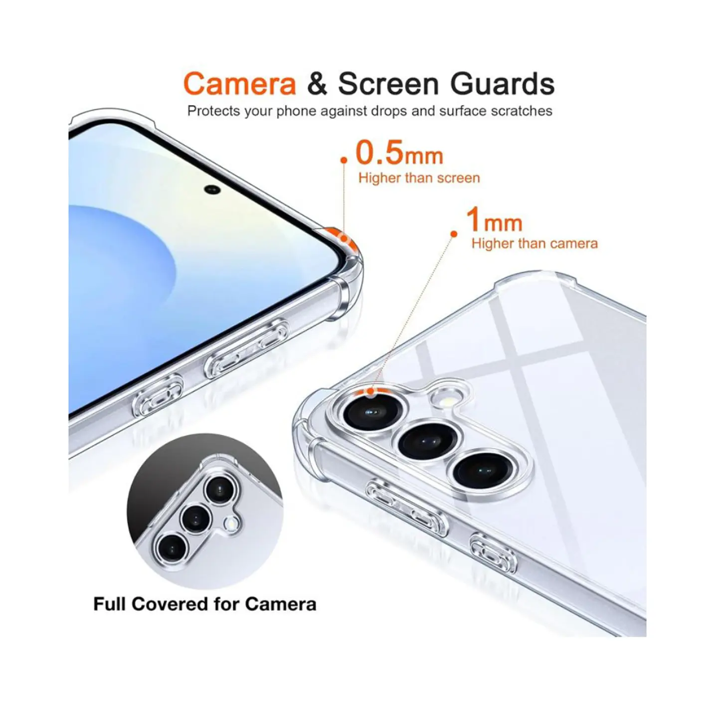 Carcasa Transparente Para Samsung Galaxy S25 Plus 3