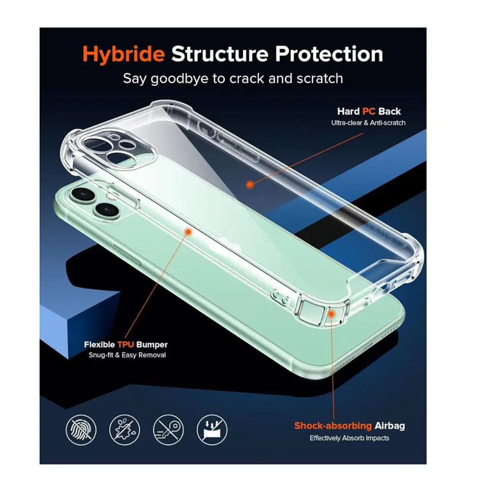 Carcasa Transparente para iPhone 11 5