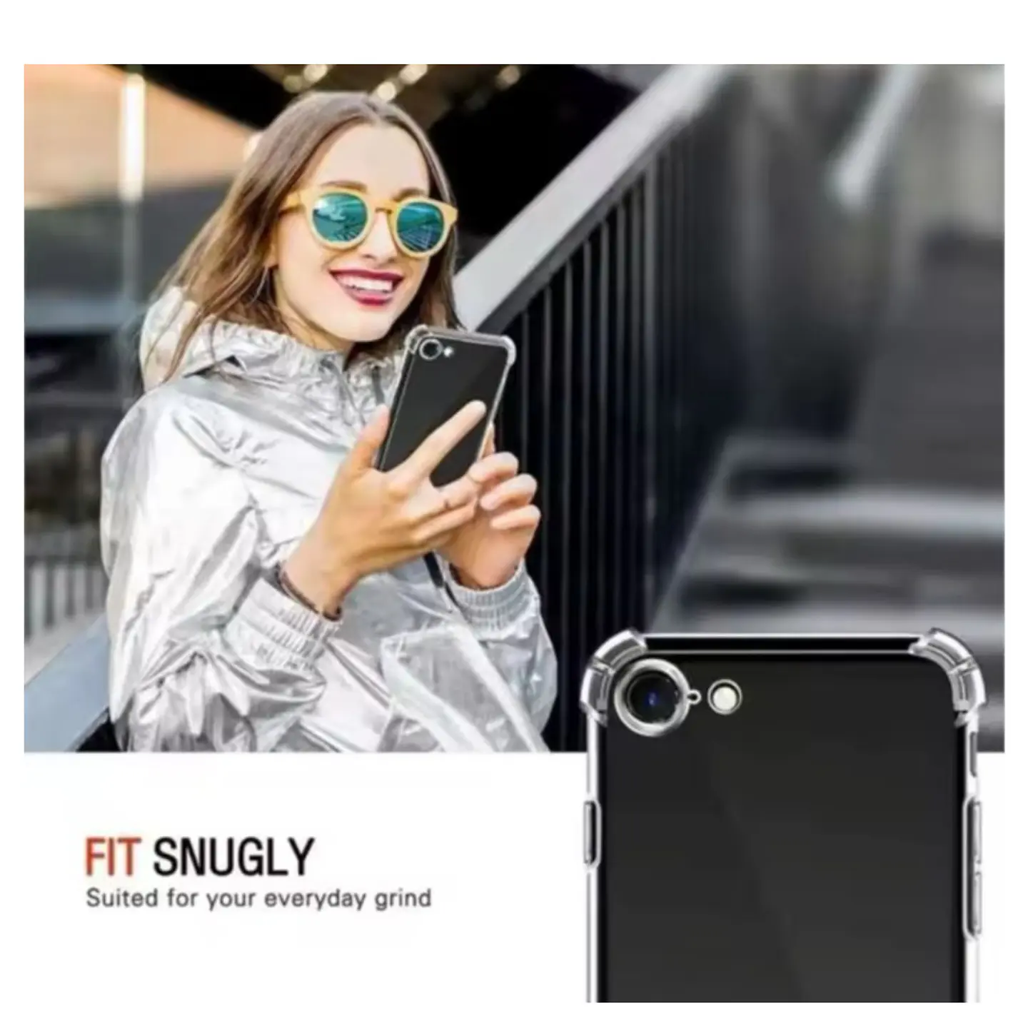 Carcasa Transparente Para iPhone 7 - iPhone 8 / iPhone SE 2020 - 2022 6