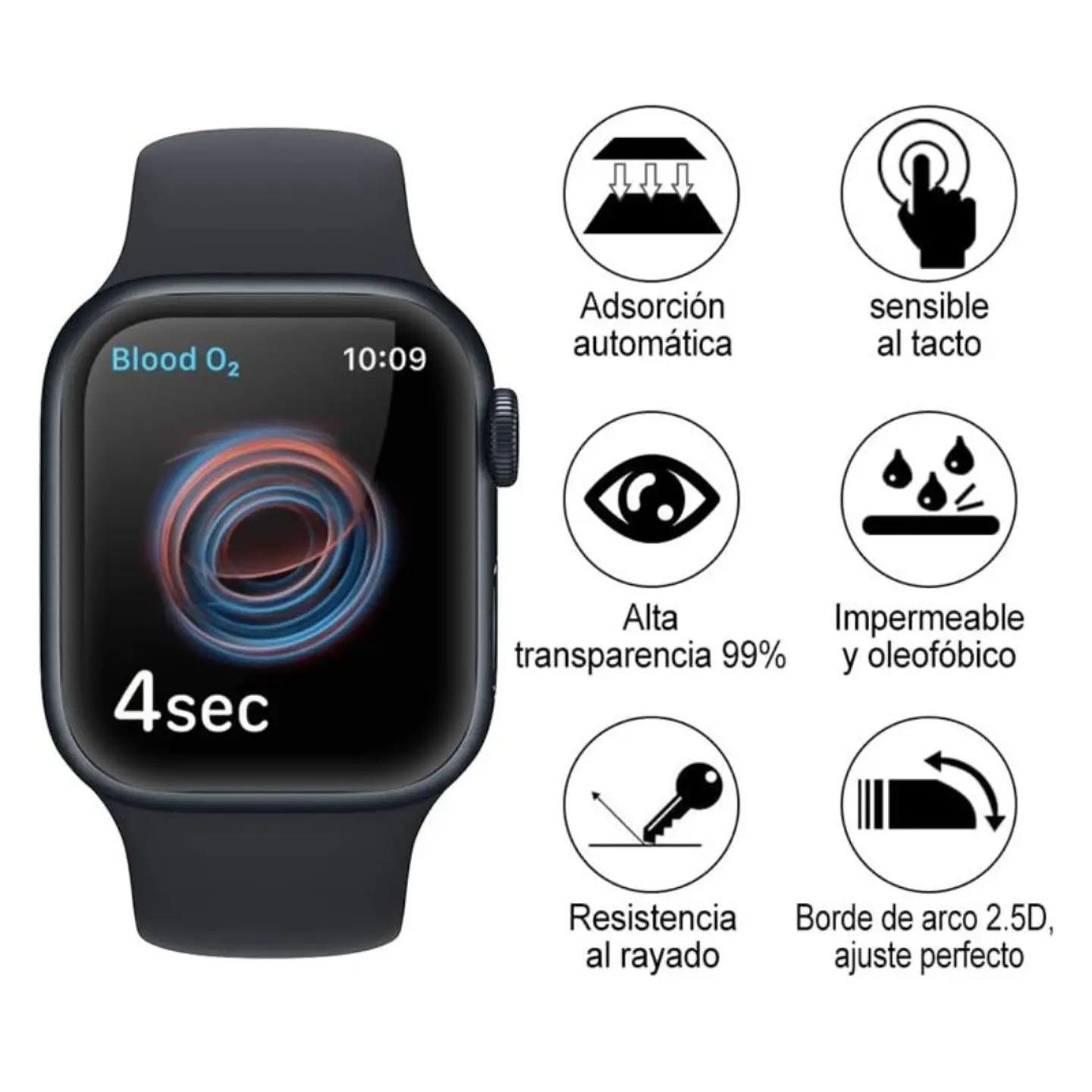 Lámina Protectora Para Apple Watch Todas Las Medidas 15