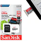 Tarjeta Memoria 64gb Sandisk Micro Sd Clase 10 + Adaptador - thumbnail 1