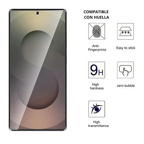  Lámina de Vidrio completa Para Samsung Galaxy S25 Ultra