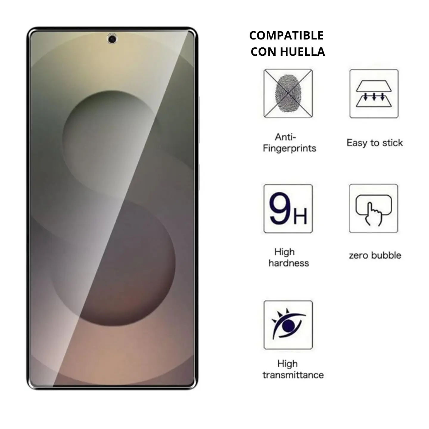  Lámina de Vidrio completa Para Samsung Galaxy S25 Ultra 2
