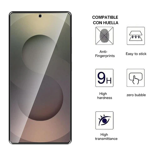  Lámina de Vidrio completa Para Samsung Galaxy S25 