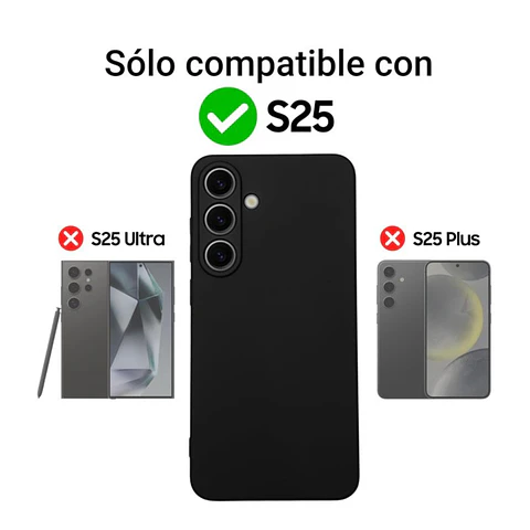 Carcasa silicona color Para Samsung Galaxy S25