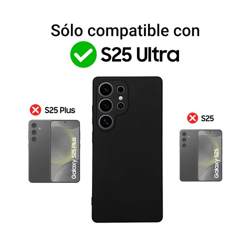 Carcasa silicona color Para Samsung Galaxy S25 Ultra