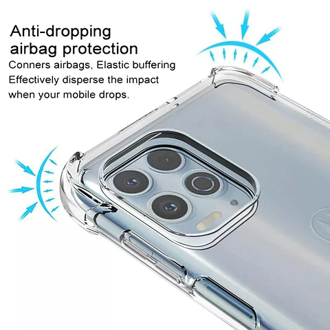 Carcasa Transparente Para Motorola G100