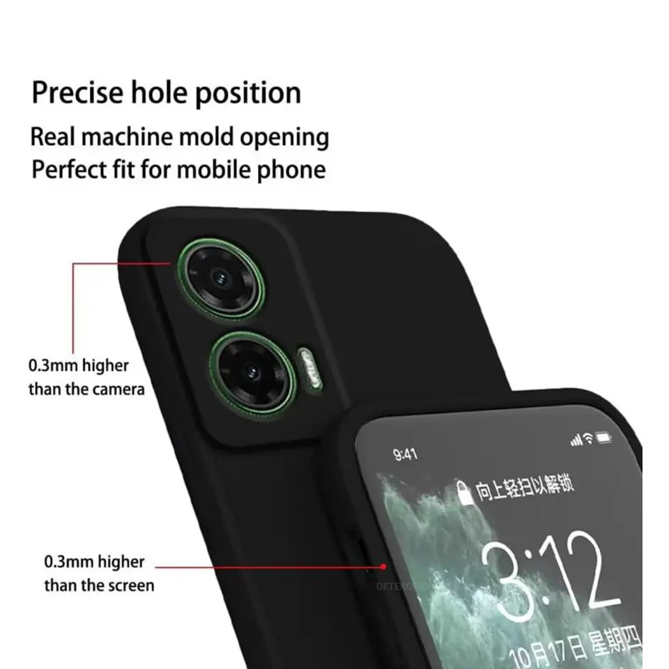 Carcasa silicona color Para Motorola G35 2