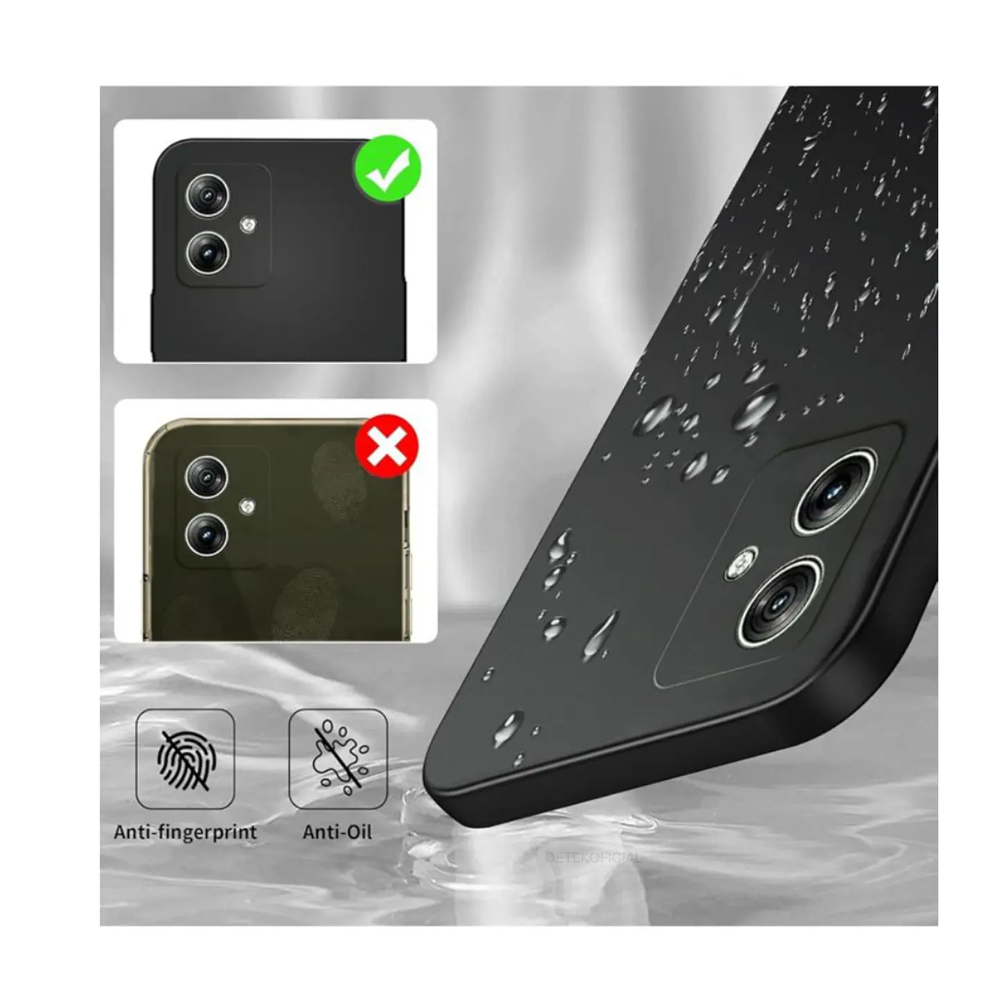 Carcasas Silicona Color Para Motorola G55 5