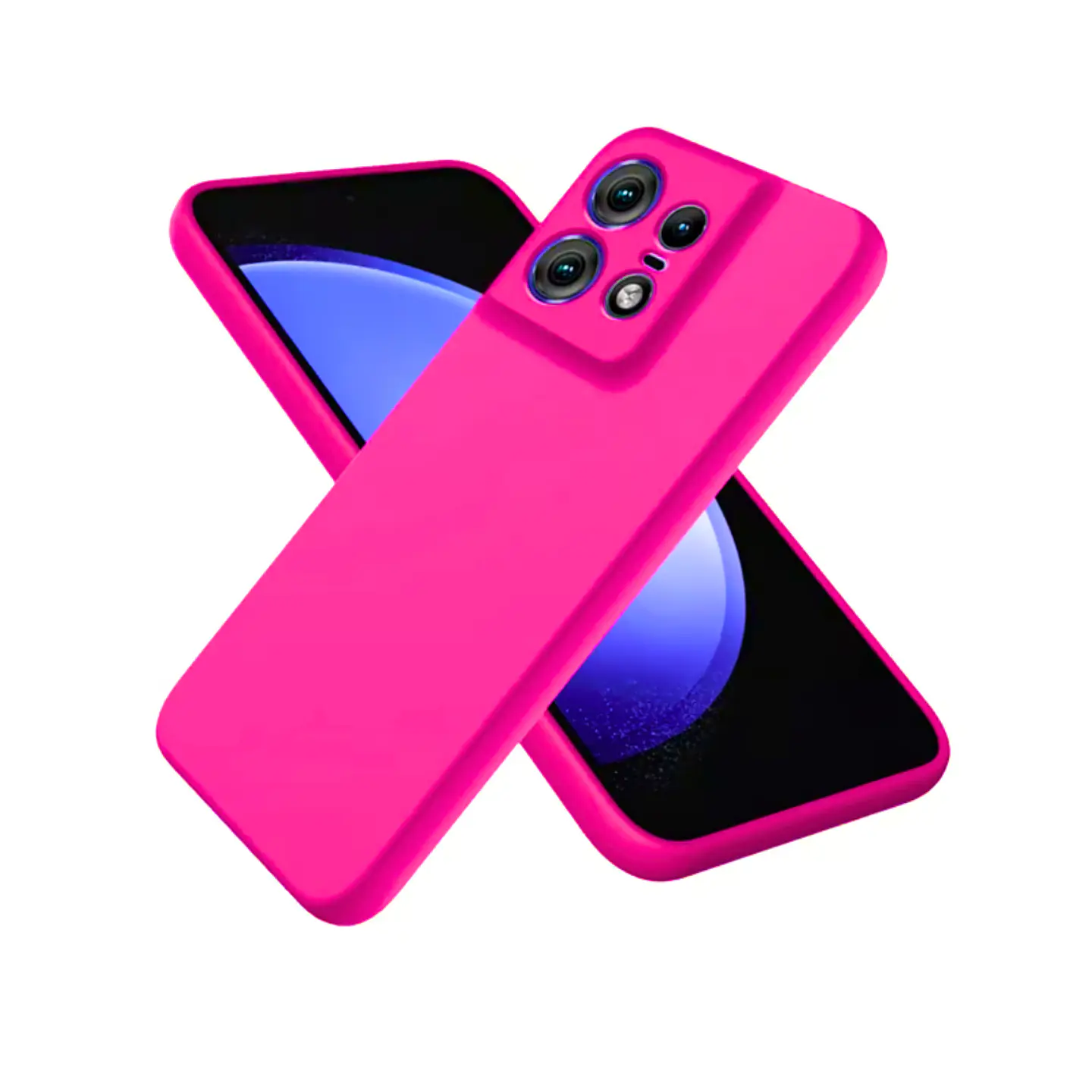 Carcasas Silicona Color Para Motorola Edge 50 Pro  23